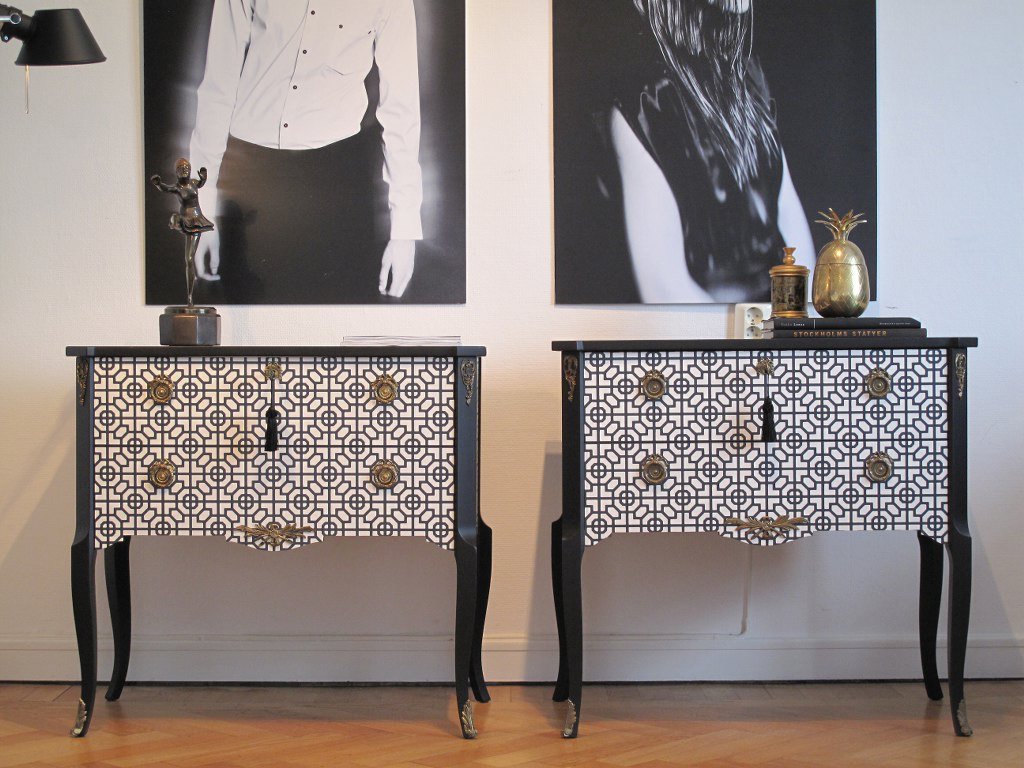 SÅLT - BYRÅER GUSTAVIANSKA HAUPT - LIKADANA KAN BESTÄLLAS