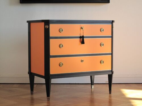 SÅLT - GUSTAVIANSK HERMÉS, SVART & MÄSSING - LIKNANDE KAN BESTÄLLAS