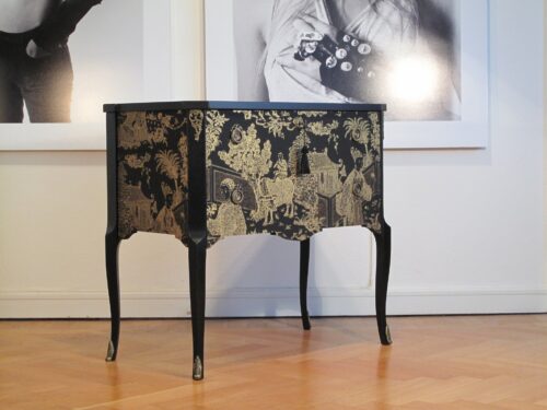 SÅLT - GUSTAVIANSK HAUPT SVART/BLADGULD - LIKNANDE KAN BESTÄLLAS