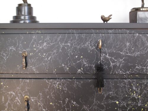 SÅLT - BYRÅ 1930-TAL - BLACK DECO - LIKNANDE KAN BESTÄLLAS