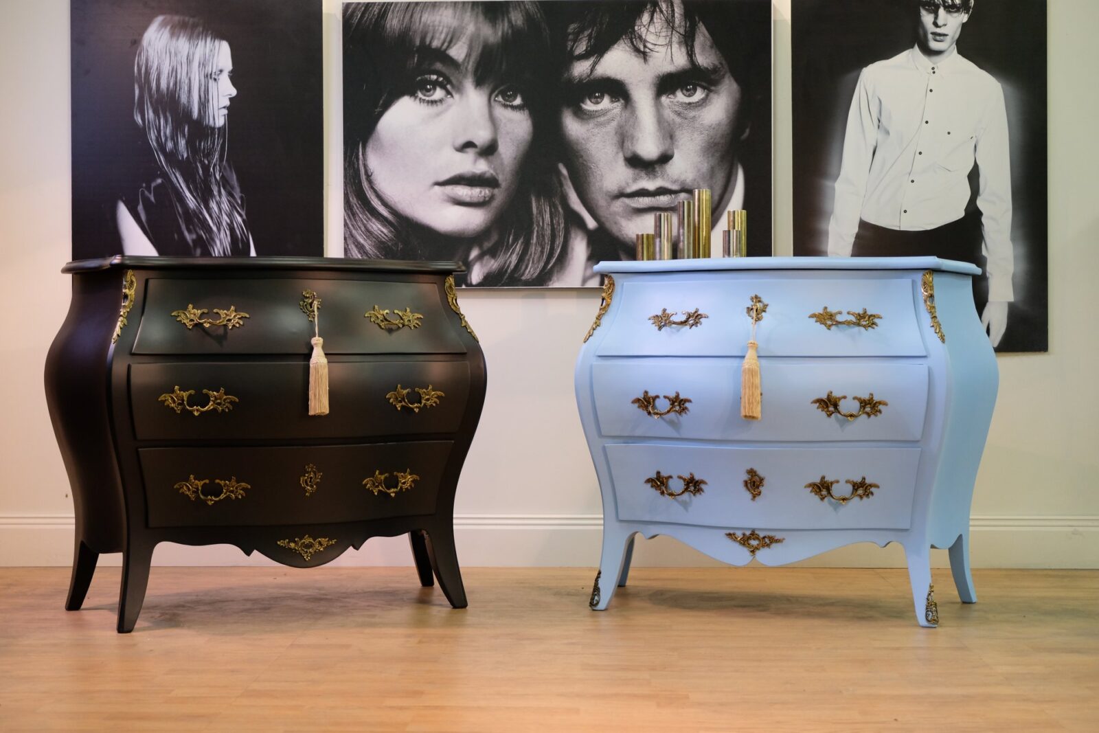 SÅLT - ANTIK BYRÅ - ROKOKO SVART / TIFFANY & CO - LIKADANA KAN BESTÄLLAS