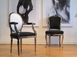 SÅLT - ANTIKA STOLAR - GUSTAVIANSK VS. ROKOKO - LIKNANDE KAN BESTÄLLAS