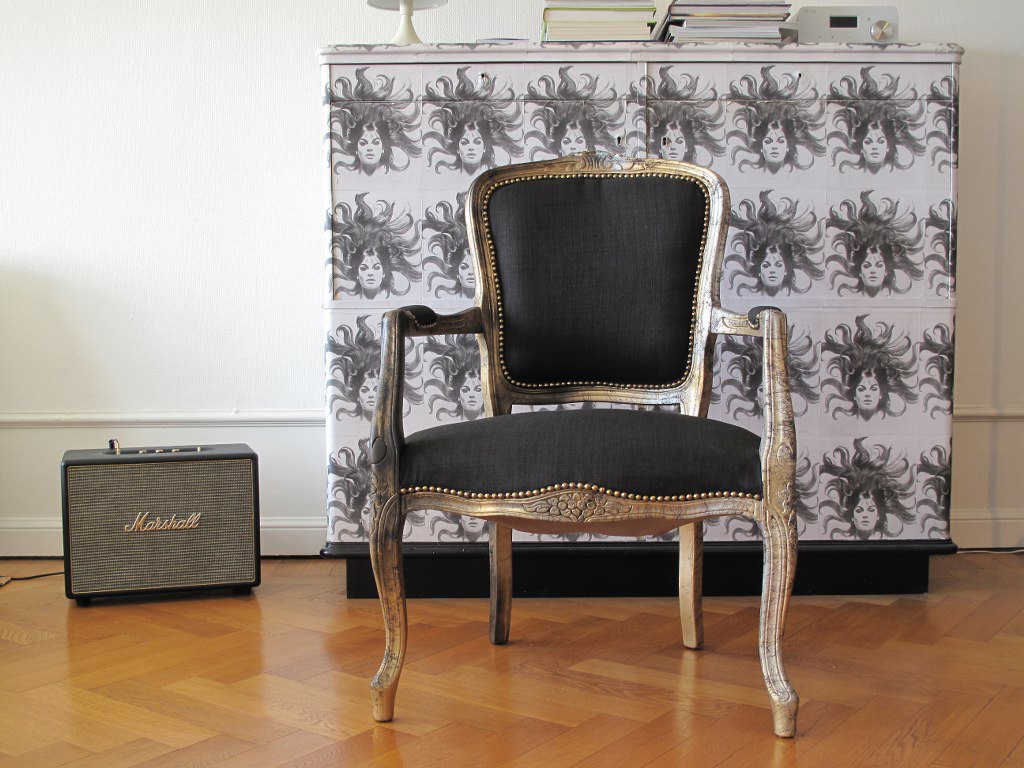 Sålt - Karmstol Rokoko - Liknande kan beställas