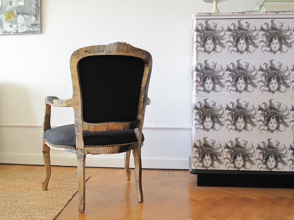 Sålt - Karmstol Rokoko - Liknande kan beställas