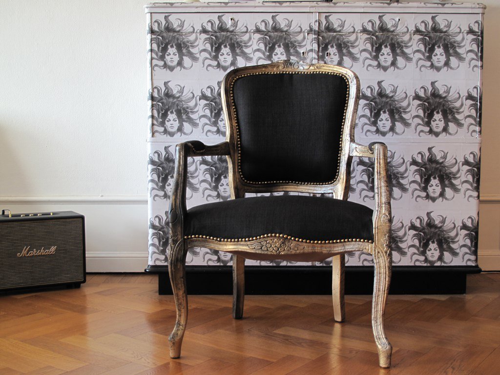 Sålt - Karmstol Rokoko - Liknande kan beställas